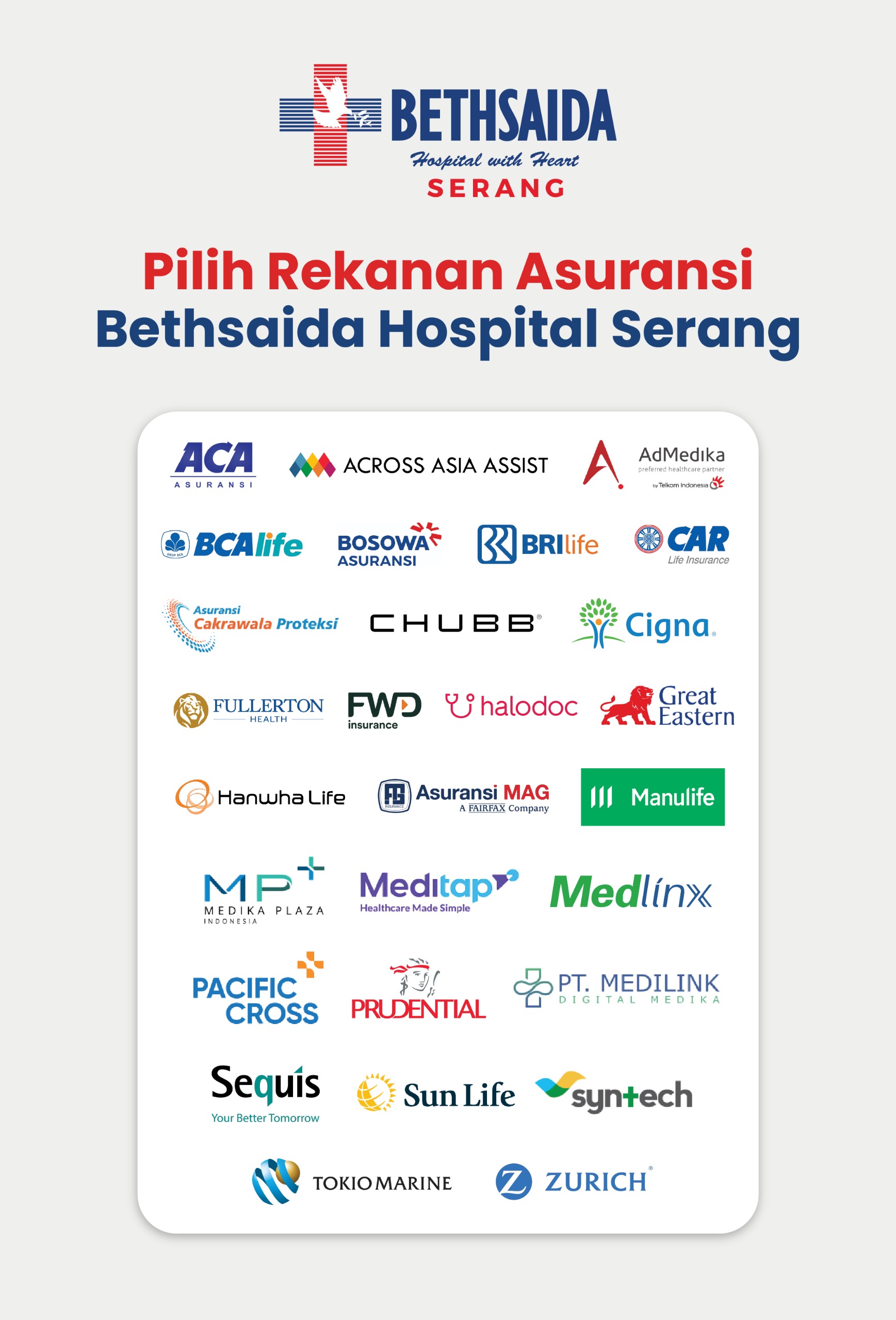 asuransi  Bethsaida Hospitals